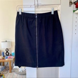 Club Monaco zipper front skirt EUC